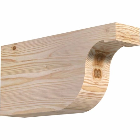 Ekena Millwork Del Monte Smooth Rafter Tail, Douglas Fir, 3 1/2"W x 8"H x 16"L RFT04X08X16DEL00SDF